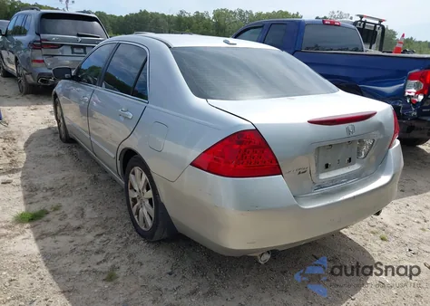 2007 Honda Accord 3.0 Ex из США, поврежденный, VIN 1HGCM66897A010503